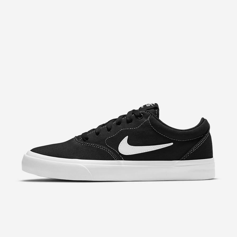 Chaussure De Skate Nike SB Charge Canvas Noir 8516-073 Black/Black/White Femme | JOU-35575673